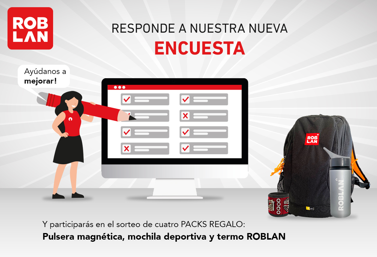 ¿Nos ayudas a mejorar? ¡Necesitamos saber tu opinión sobre ROBLAN!