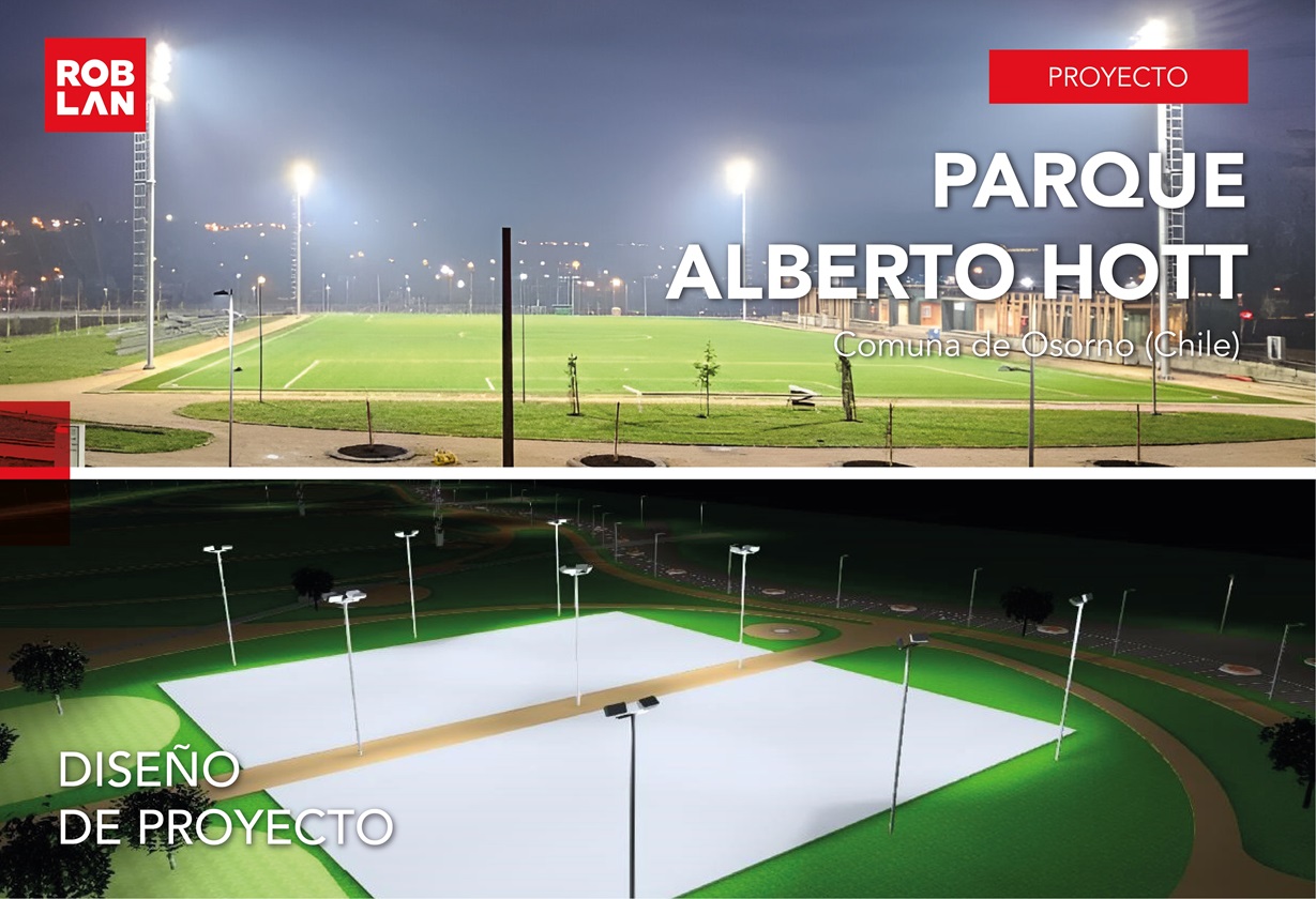 Zonas deportivas parque Alberto Hott