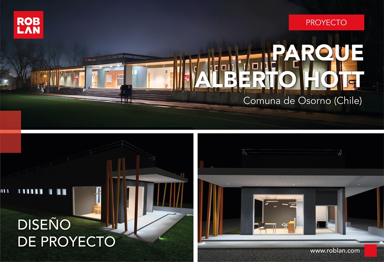 Proyecto de iluminacion Parque Alberto Hott diseño de proyecto