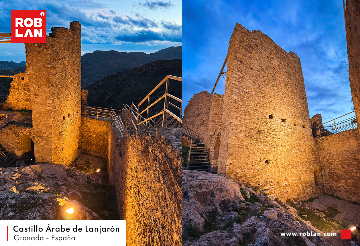 Iluminamos el castillo árabe de lanjarón