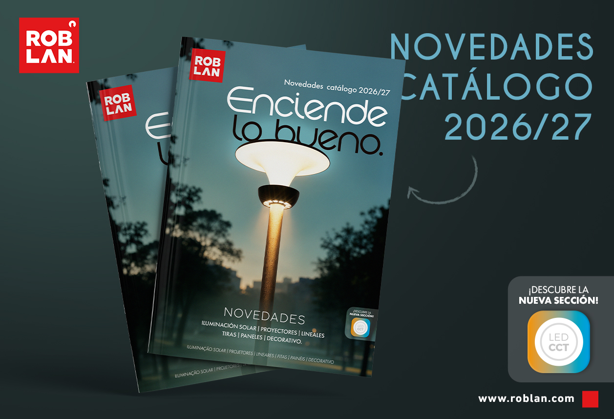 Novedades ROBLAN 2026: nuevas formas de iluminar tus proyectos